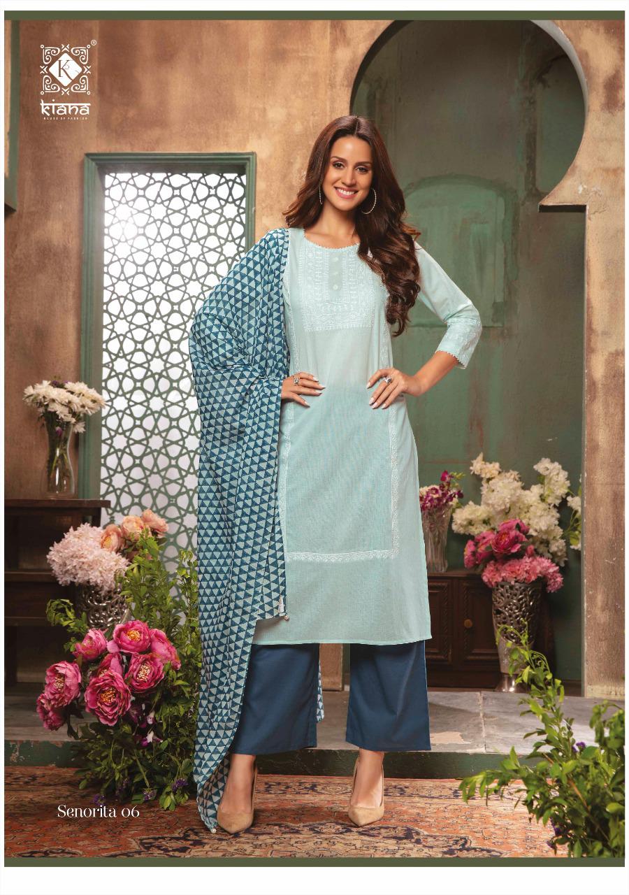 Kiana Senorita Fancy Stylish Festive Wear Salwar Suit Ready Made Collection